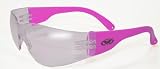 Global Vision Rider Neon Pink Safety Glasses Clear Lens Eyewear #G56900