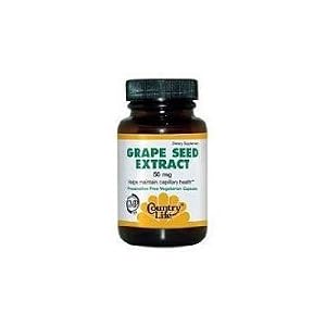 Country Life Grape Seed Extract 50 Mg (veg Caps), 24-Count by Country Life