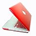Cosmos Metallic Red hard case cover + Red Metallic Keyboard cover for Macbook aluminum PRO 13.3