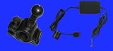 Motorcycle Mount & Hardwire Direct Power Cable for Garmin Nuvi 650 660 670 680 750 760 770 780 850 860 880 GPS