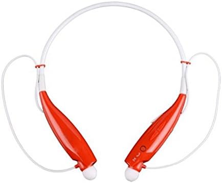 Bluetooth Headset,ZENZITO Wireless Bluetooth Headset Stereo Neckband Headphones Sweatproof Running Gym Exercise Stereo Earphones(Red)