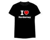 31wFnZoO7EL. SL160  JOllify T Shirt unisex   I really like Norderney   Farbe: schwarz   Größe: XL