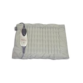 Sunbeam Health at Home King Size Heating Pad with HeatSense Technology, Grey