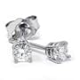 SI 1/5CT Diamond Studs Matching Round Brilliant NATURAL Earrings White Gold 14K