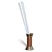 Straw holder copper and brass height 3.75 inches