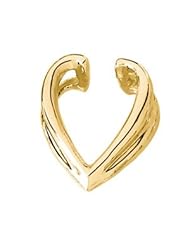 Genuine IceCarats Designer Jewelry Gift 14K Yellow Gold Pendant Enhancer. Enhancer Pendant Enhancer In 14K Yellow Gold