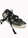DKNY Mara Black Espadrille Ankle Wrap Shoe