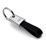 Audi Q7 Black Leather Key Chain