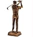 Bronze Finished Resin Male Golfer