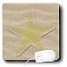 Patricia Sanders Creations - Gold Starfish and Sand- Beach Art - Mouse Pads