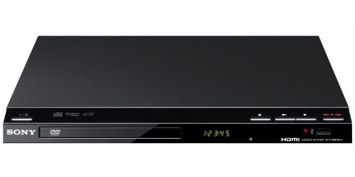 Sony DVP-SR750H DVD-Player (Xvid-Widergabe, HDMI, Upscaler 1080p, USB 2.0) schwarz