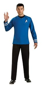 Star Trek Movie Grand Heritage Blue Shirt, Adult XL Costume