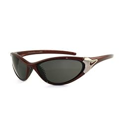 Nike Roll Varsity Red Faded Carbon Sunglasses with Grey and Smoke Lenses