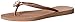 Havaianas Women's Slim Crystal Poem Flip Flop Sandal, Rose Gold, 7/8 M US
