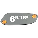 1995-2002 LINCOLN CONTINENTAL (FWD) Heated, Flat, Driver Side Replacement Mirror... by Automotive Mirror Glass