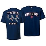Minnesota Twins Navy Wordmark T-Shirt - X-Large