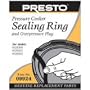 Presto Pressure Cooker Sealing Ring/Overpressure Plug Pack (Super 6 & 8 Quart)
