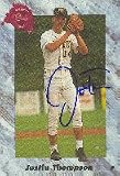 Justin Thompson, Detroit Tigers Autographed Card