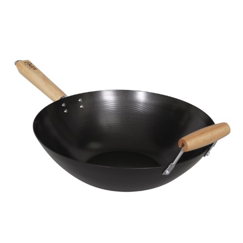 Gibson Oster Grand Wok 14-Inch Wok with Wooden Handle