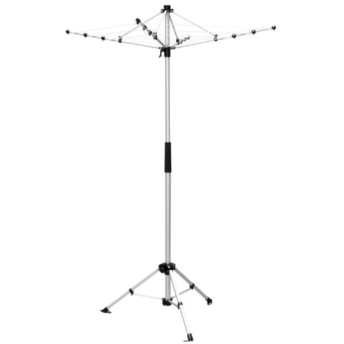 Camp 4 921005 Séchoir à linge 4 bras en aluminium (Argenté)