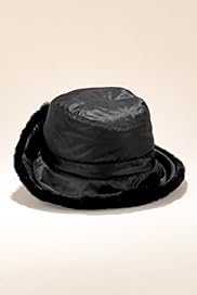Faux Fur Trim Pull On Hat