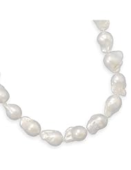 18" AB Quality Baroque Pearl Necklace