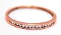 Narrow 10K Rose Gold Channel Set Diamond Ring Size 7