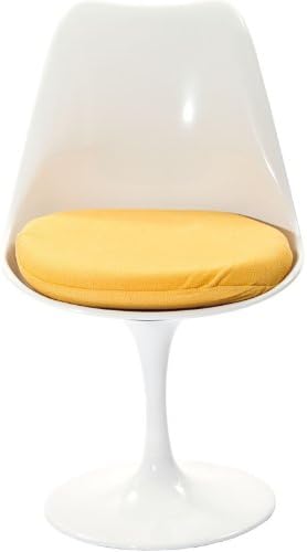 Yellow Eero Saarinen Tulip Dining Side Chair FMP25853