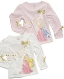 Disney Little Girl Top with Rouched Sleeves and Bows