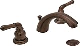 NEW Antique Bronze 8 Widespread Bathroom Sink/Lavatory Faucet & Pop-Up Drain