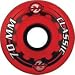 Kryptonics Classic 80a 70mm Clear Red Longboard Wheels (Set of 4)