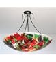 30"W Colorito Fused Glass Semi-Flushmount