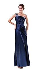 Charmeuse/Silk Backless One Shoulder Evening Dress 