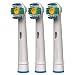 Frost® 4 x Replacement toothbrush Heads Compatible for BRAUN ORAL B, EB18-4 , 3DWhite Compatible Replacement Rechargeable Toothbrush Heads 4-Pack