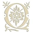 Monogram Embroidered Guest Towel - Q - 1 Hand Towel