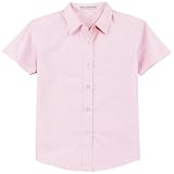 Port Authority - Ladies Easy Care Short Sleeve Shirt, Light Pink/Light Pink, XL