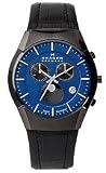 Skagen Black Label Moonphase Chronograph Blue Dial Men's watch #901XLMLN
