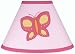 Pink and Orange Butterfly Collection Lamp Shade by JoJo Designs