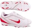 Nike First2 Club FG-metallic platinum/sport red