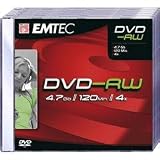 Emtec 4x Rewritable DVD-RW - 5-pack