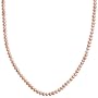 Pink Freshwater Cultured Button Pearl 6-6.5mm Endless Necklace, 72"