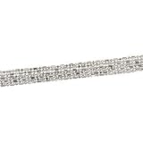 14K White Gold Six Strand Chain - 17 inches