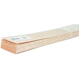 Balsa Wood Sheet 36"-1/8"X3"  20 per pack