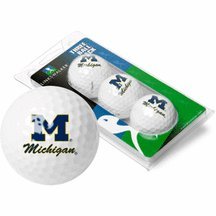Michigan Wolverines Top Flite Xl Golf Balls 3 Ball Sleeve Of 3)