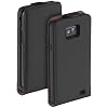 ***NEU*** YAYAGO PREMIUM Flip-New-Style LEDER Tasche ***ULTRA FLACH*** f�r Ihr Samsung Galaxy S2 S II i9100 inkl. dem Original YAYAGO Clean-Pad