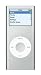 Apple iPod nano Tragbarer MP3-Player 4 GB silber
