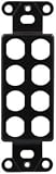 Oem Systems Company IWM-8P-BK Decorator Style 8  Connector Plate (Black)