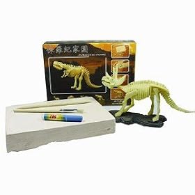 Educational Excavation Kit - Triceratops Dinosaur - Do-It-Yourself Gift for Kids and Adults