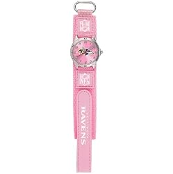NFL Kids' FF1-BAL Future Star Series Baltimore Ravens Pink Watch