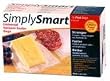 SIMPLY SMART Universal Vacuum Sealer Bags, 1 pint, 6" x 9-1/2", 19 count